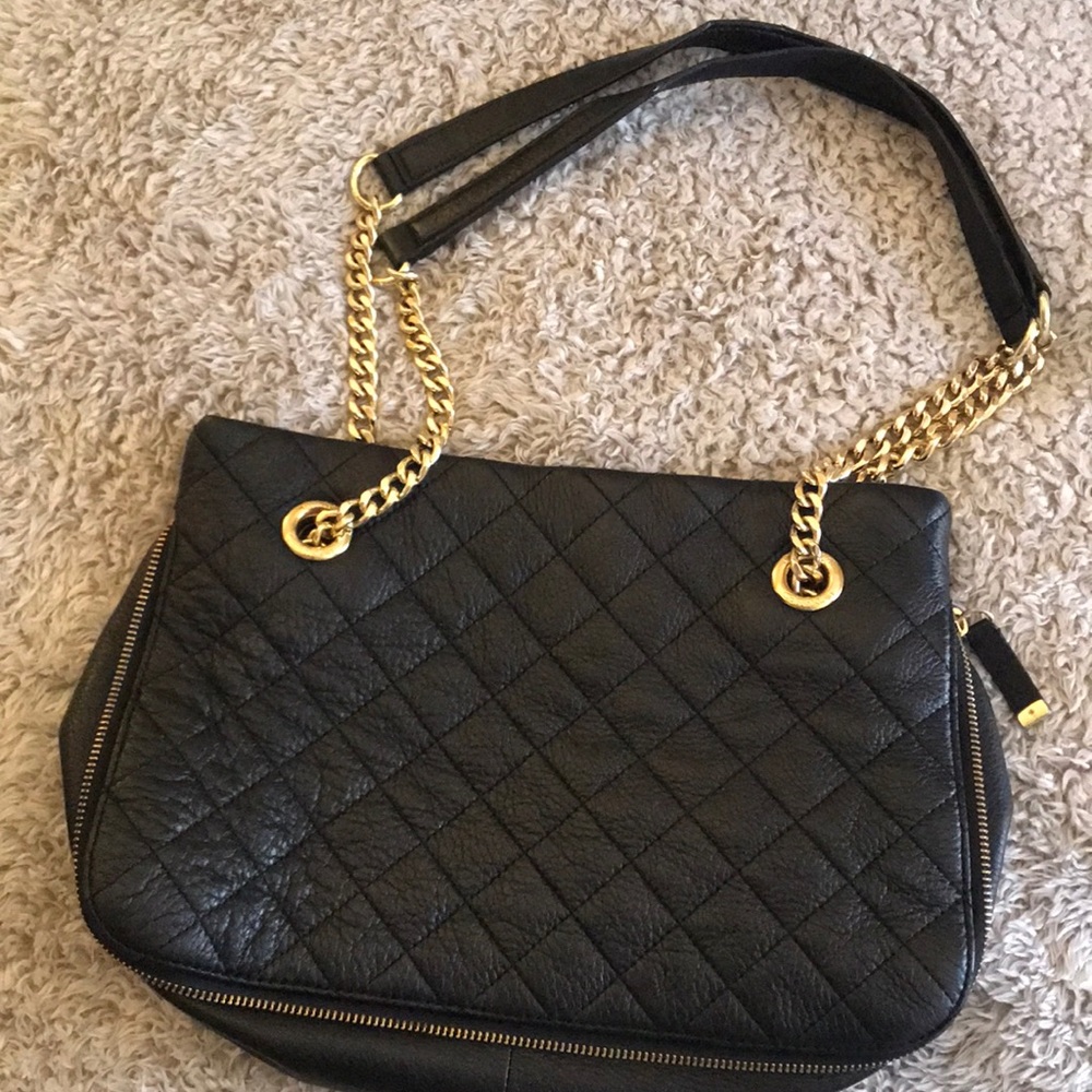 Calvin Klein Quilted Chain Handbag